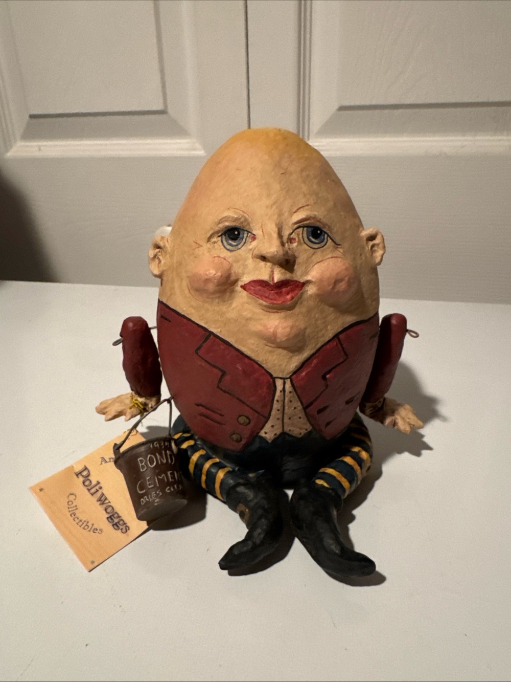 Poliwoggs Vintage Humpty Dumpty American Folk Art 2000 Collectible